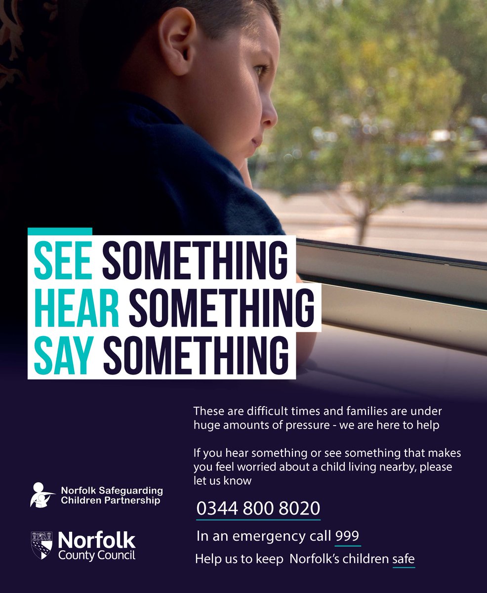 Young Carers Matter Norfolk on Twitter: "See something, hear ...