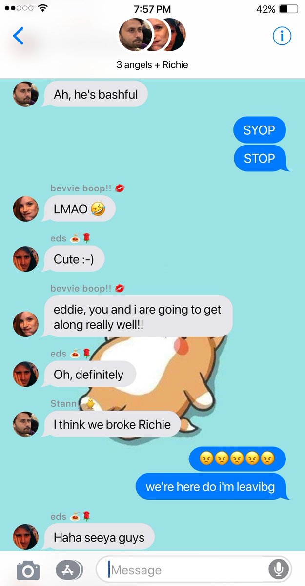 092 》 group chat shenanigans( richie's phone )