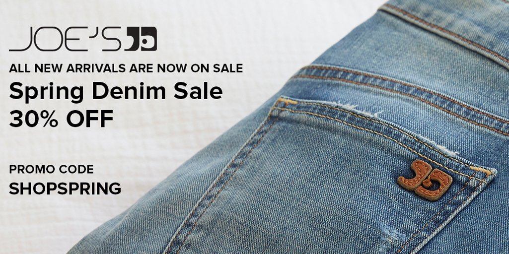 One Day Extension! Last Chance to shop the spring denim sale. All new arrivals are 30% off with code SHOPSPRING.
https://t.co/Gz3GidtZtW https://t.co/occ6x1AOie