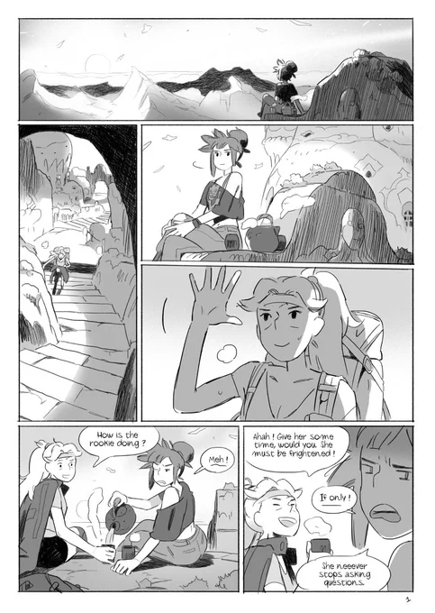 Flavor Girls / Chapter 3 (p1 to 3)
(Hope you will enjoy reading this chapter as I enjoy drawing it) 