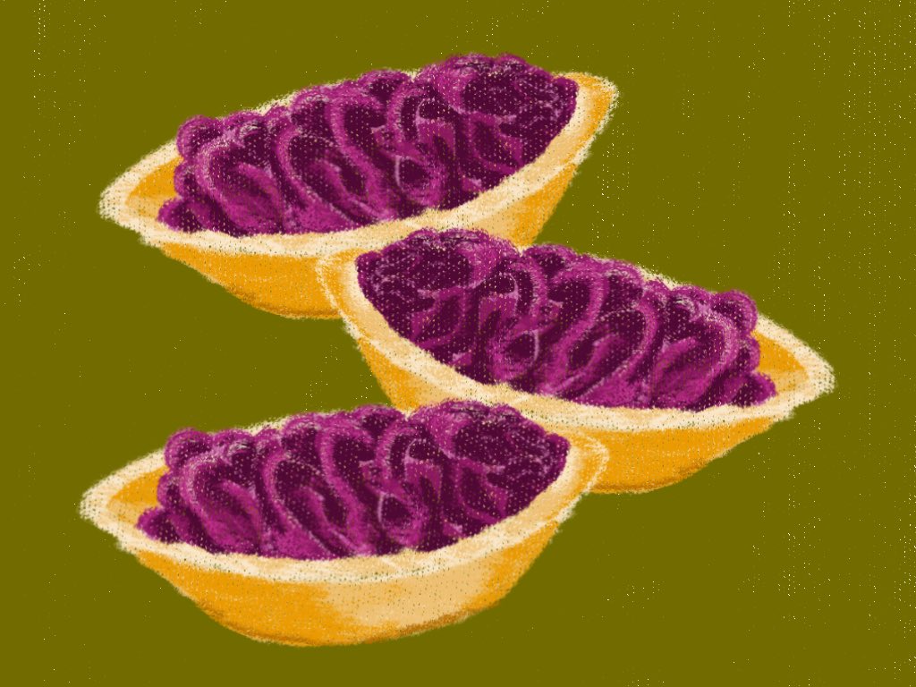 御菓子御殿 元祖紅いもタルト Ar Twitter 素敵なイラストありがとうございます