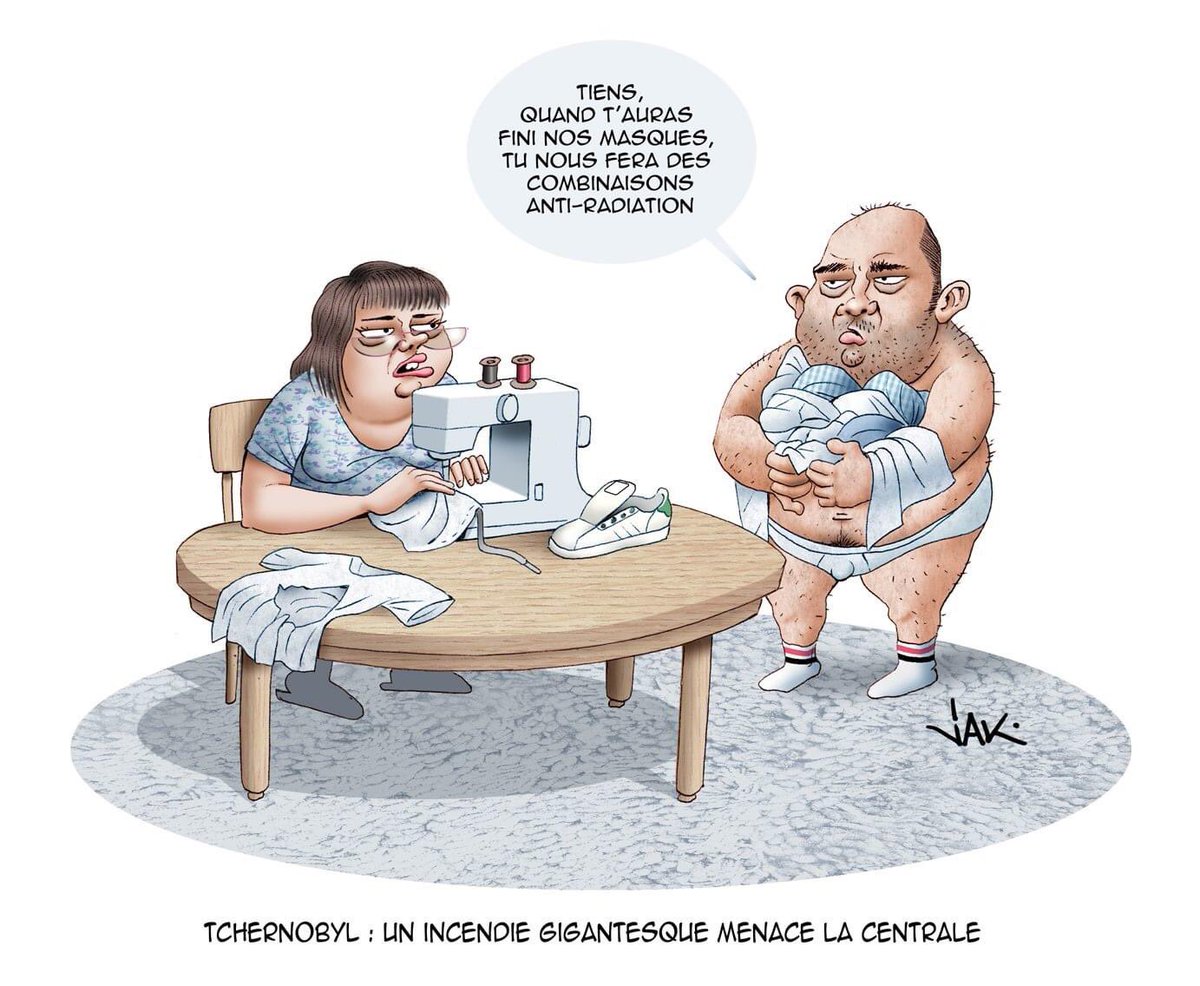 Une #couille n’arrivant jamais seule...
#COVID19 #Tchernobyl #DIY