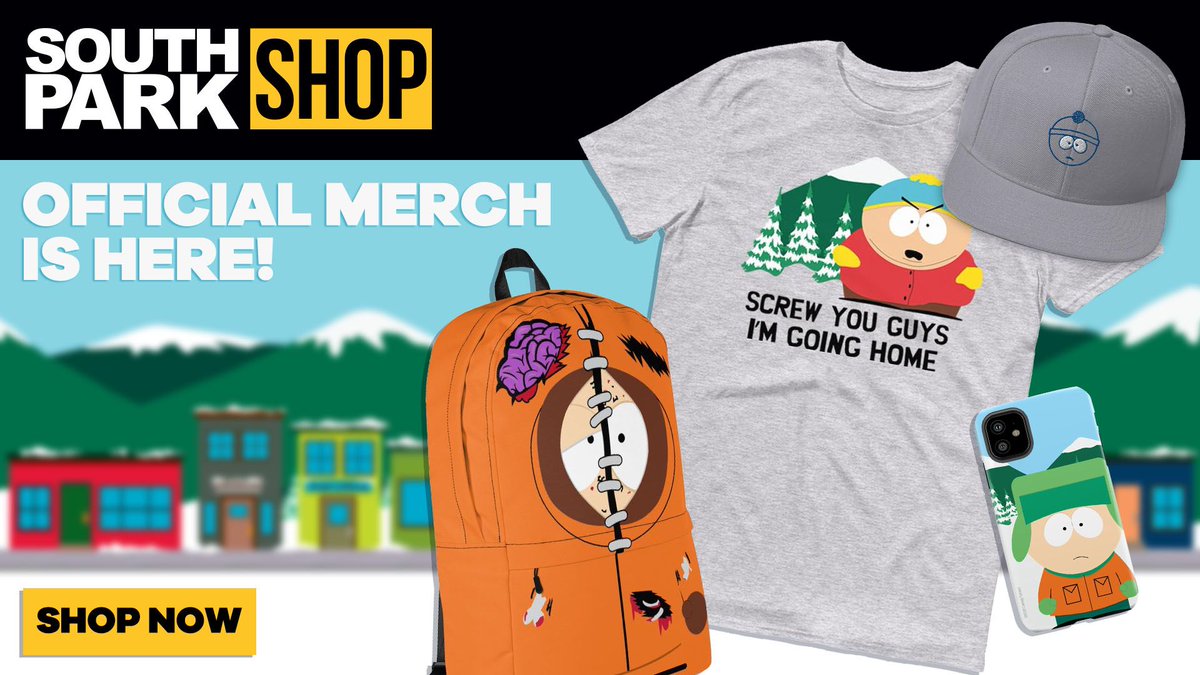 South Park on X: Introducing the South Park Shop with official