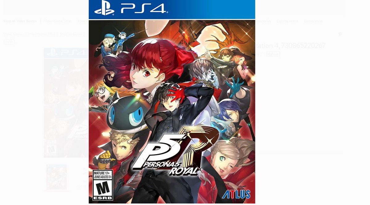 persona 5 ps4 walmart