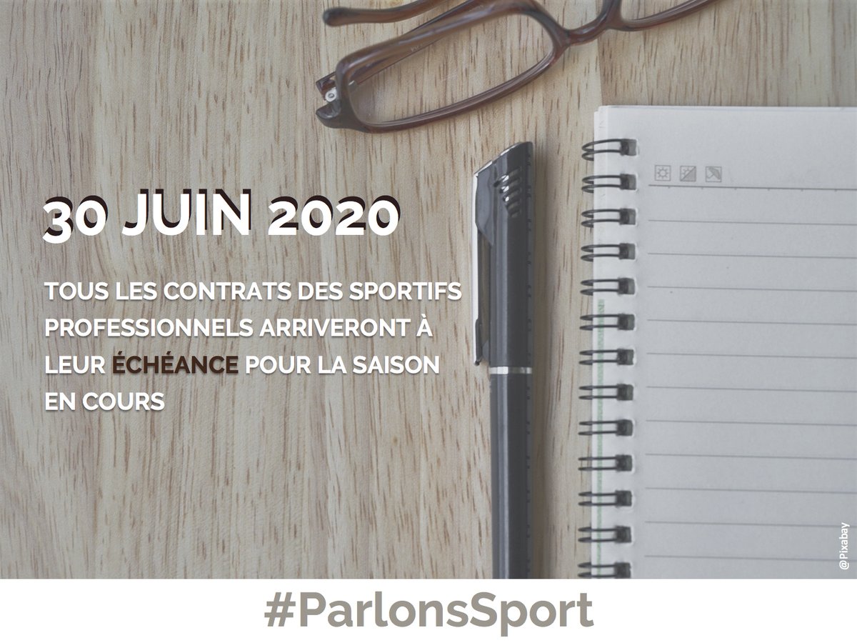  #ParlonsSport – À l’honneur en ce premier jour : l’échéance des  #contrats pour les sportifs professionnels On décrypte le sujet pour vous 