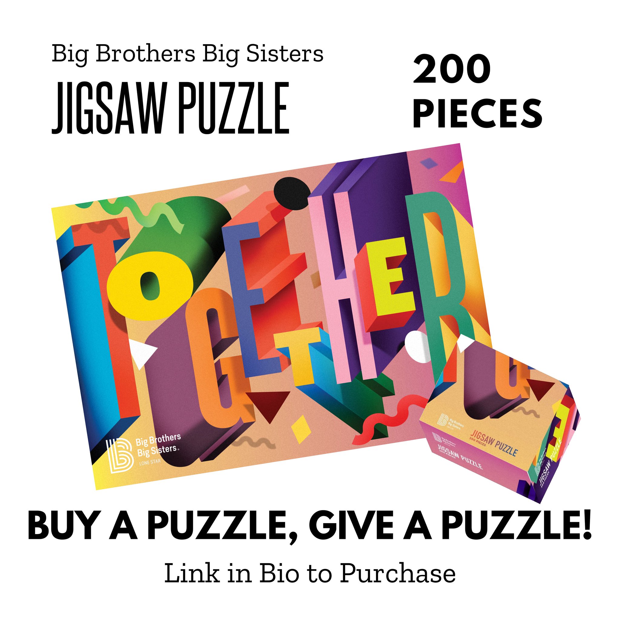 BBBS Houston on Twitter "Link. In. Bio! Puzzles on sale now! Join BBBS