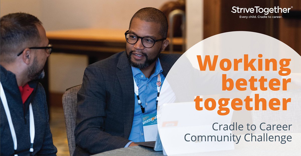StriveTogether's tweet photo. When we work better together, we can transform the systems that support kids and families. Today, we announce new grants to build leadership in communities across the country in support of this vision. https://t.co/oPhvlsaCxU #C2CCommunityChallenge #CradleToCareer https://t.co/9upBo4XTpN