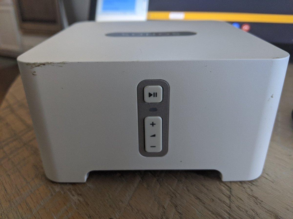 rgstf's tweet photo. @SonosSupport just got my new connect as a replacement for my old connect.  Took it out of the bag moments ago.  What is the black crud I can't remove. https://t.co/0GisgZDKNu