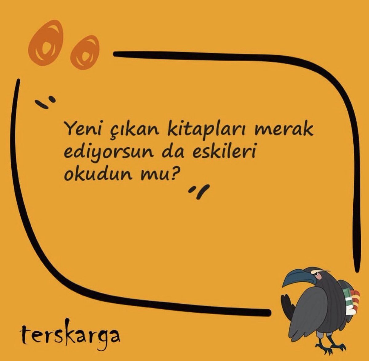 Yeni çıkan kitapları merak ediyorsun da eskileri okudun mu? #terskarga  #sabitfikirdergisi <a href="/SabitFikir/">SabitFikir</a> <a href="/terskarga/">Ters Karga</a>