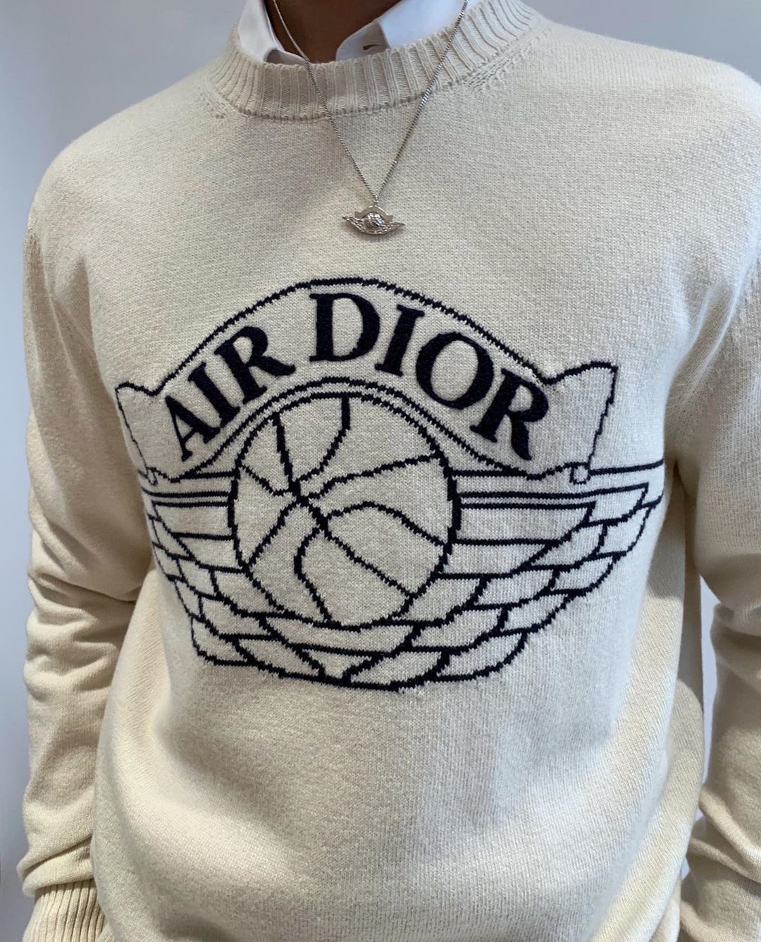 dior x jordan sweater