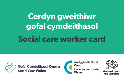 WGHealthandCare's tweet photo. This is a social care worker card. It will enable them to shop for those they support, show they are key workers &amp; that their travel is essential. It’s also a badge of honour. We thank everyone who has chosen to dedicate their lives to helping others. @SocialCareWales @care_wales https://t.co/bdM8C3Aiz5