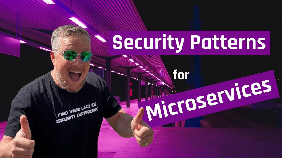 mraible's tweet photo. 🔥 Security Patterns for Microservice Architectures - now available as a video presentation!

📺 https://t.co/IbQiJxYwjf

#microservices #security #securitypatterns https://t.co/FPrdUIYqKi