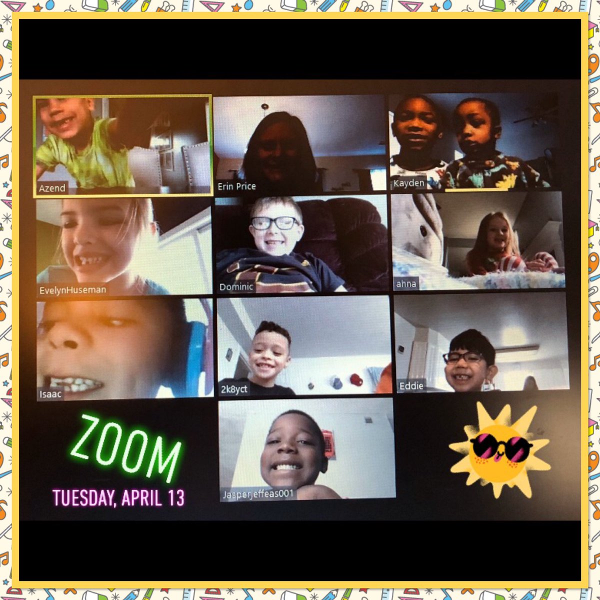 Miss their faces so much! Loved zooming with my class, have another tonight for the ones that work all day.
#warrenwill #lpsoars