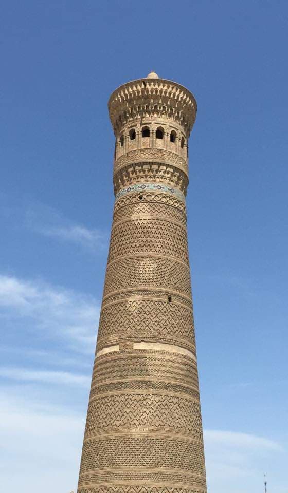 Aaaaand here’s the actual Tower of Death in Bukhara that humbled Genghis Khan. When he looked up at the tower, his hat fell off--he found that so impressive that he decided to spare the tower his wrath. The Mongols have also left their imprint on this series.