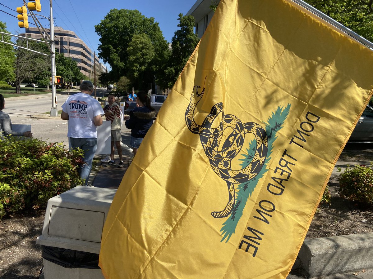 RIGHT NOW: Protestors set up camp outside  @NCLeg, demand  @NC_Governor,  @SecMandyCohen &  @ncdhhs lift  #StayAtHome   orders and  #ReopenNC. There’s palpable anger & frustration amidst the crowd, which includes struggling small business owners.  @ABC11_WTVD  @ABCPolitics  @ABC  #abc11