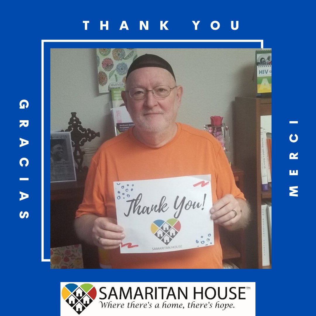SamHouseTC's tweet photo. #ThankfulTuesday

We ❤️ our community!

We are grateful for the outpouring of support for the men and women of Samaritan House! Thank you for providing meals to keep our residents encouraged and healthy during this time!

#StrongerTogether
#SamHouseIsHome https://t.co/YTwWlYsmVA