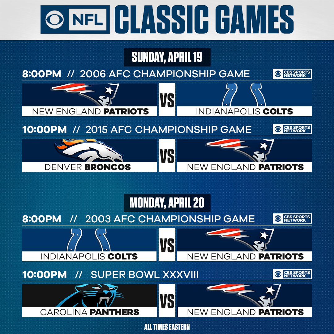 NFL on CBS 🏈 on Twitter "CBS Sports and the NFL are partnering to