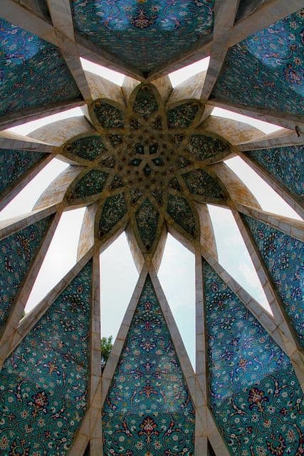 Omar Khayyam’s tomb in Nishapur (Nightshaper)--where my characters Arian, Sinnia and Daniyar, the Silver Mage, find a moment's respite after being pursued by the Authoritan's soldiers.