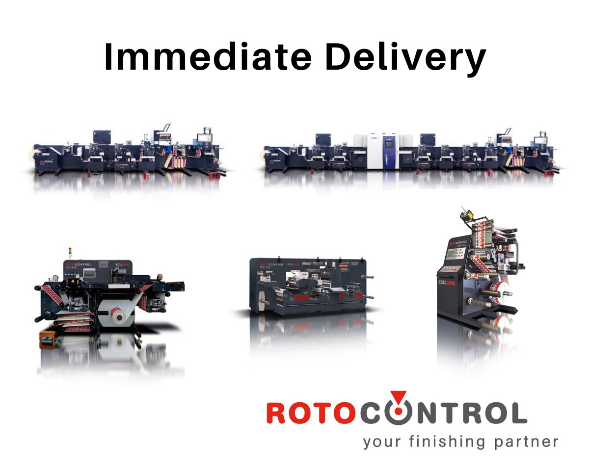 We’re offering these #labelfinishing machines and Screen TruepressJet L350UV+ for sale with immediate delivery, to help your label production bottleneck: 

conta.cc/39kWKXO

#ECOline #slitter #rewinder #digitalprinting #MeetUsAtTheFinishLine
