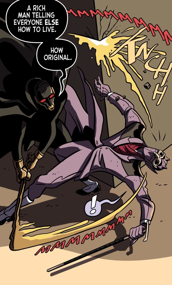 LAVENDER JACK VS THE BLACK NOTE: ROUND TWO
?? ? ⚫️?
The most anticipated mask vs mask rematch of 2020 (well, 1915), with hundreds of lives hanging in the balance...!

Yours for free-- incredibly! -- on #WEBTOON: https://t.co/A40ruGD3Ev

W/A: Dan Schkade
C:@jemale
E:@ladybb_re 