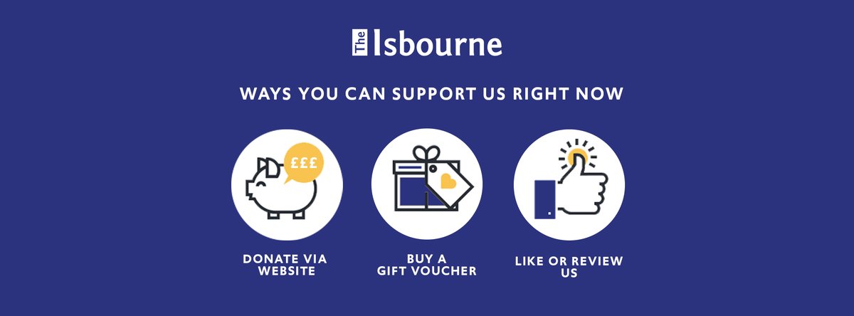 #CharityTuesday
Donate at: isbourne.org
Review at: bit.ly/39NlYOB
Buy a gift voucher: isbourne.org/gift-vouchers