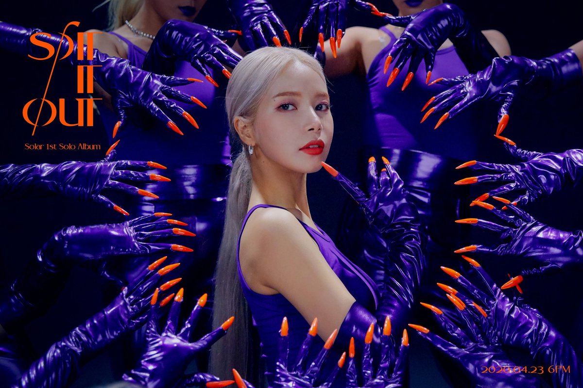 🎼 1ST SOLO ALBUM 'SPIT IT OUT'

 2020.04.23 6PM KST

#솔라