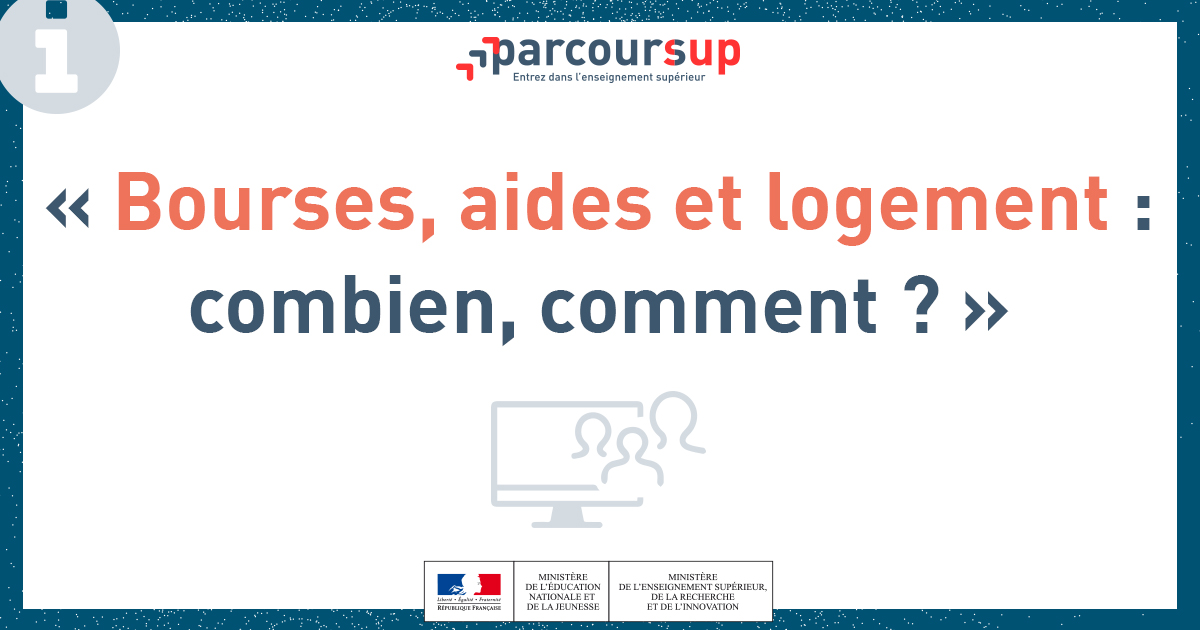 🧐🔑🏠 Bourses, aides et logement : combien, comment ?

🔎 Pour tout savoir sur les aides dont vous pouvez bénéficier, rendez-vous directement sur notre page dédiée : parcoursup.fr/index.php?desc…