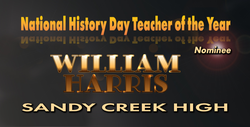 Congratulations to William Harris, a social studies teacher at Sandy Creek High, who has been nominated to represent Georgia in the National History Day Teacher of the Year competition. Learn more: bit.ly/2xkk4rO