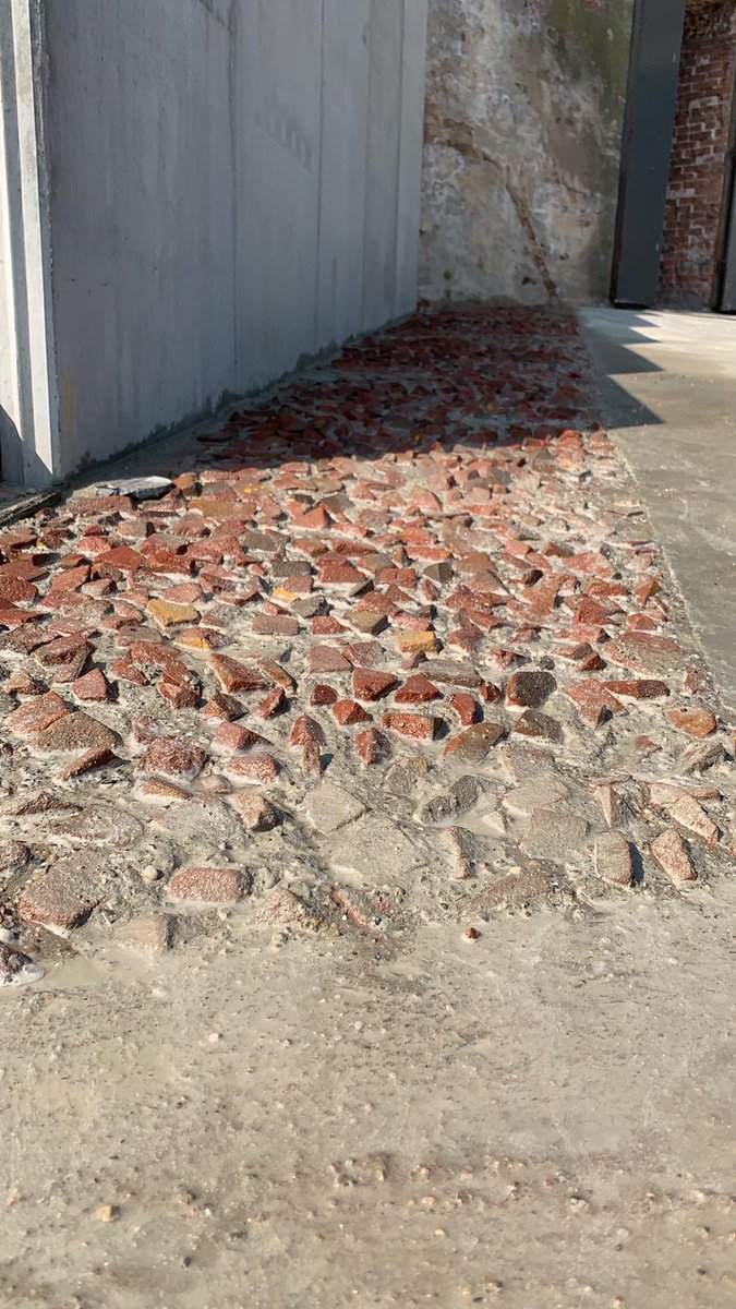 Ondertussen op het forteiland; volgende stap naar de nieuwe entree #mozaiek #wijzijnteampbn