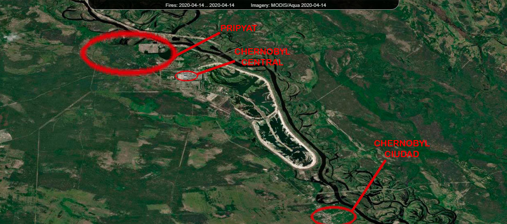 DÍA 14 DE ABRILEl Servicio Estatal de Emergencia de Ucrania  @dsns_ua informa que YA NO EXISTE FUEGO en la Zona de Exclusión de Chernobyl, tras la intervención de 3 aviones, 3 helicópteros, 100 vehículos, 500 personas y las lluvias durante la noche:  https://www.dsns.gov.ua/ua/Nadzvichayni-podiyi/106889.html