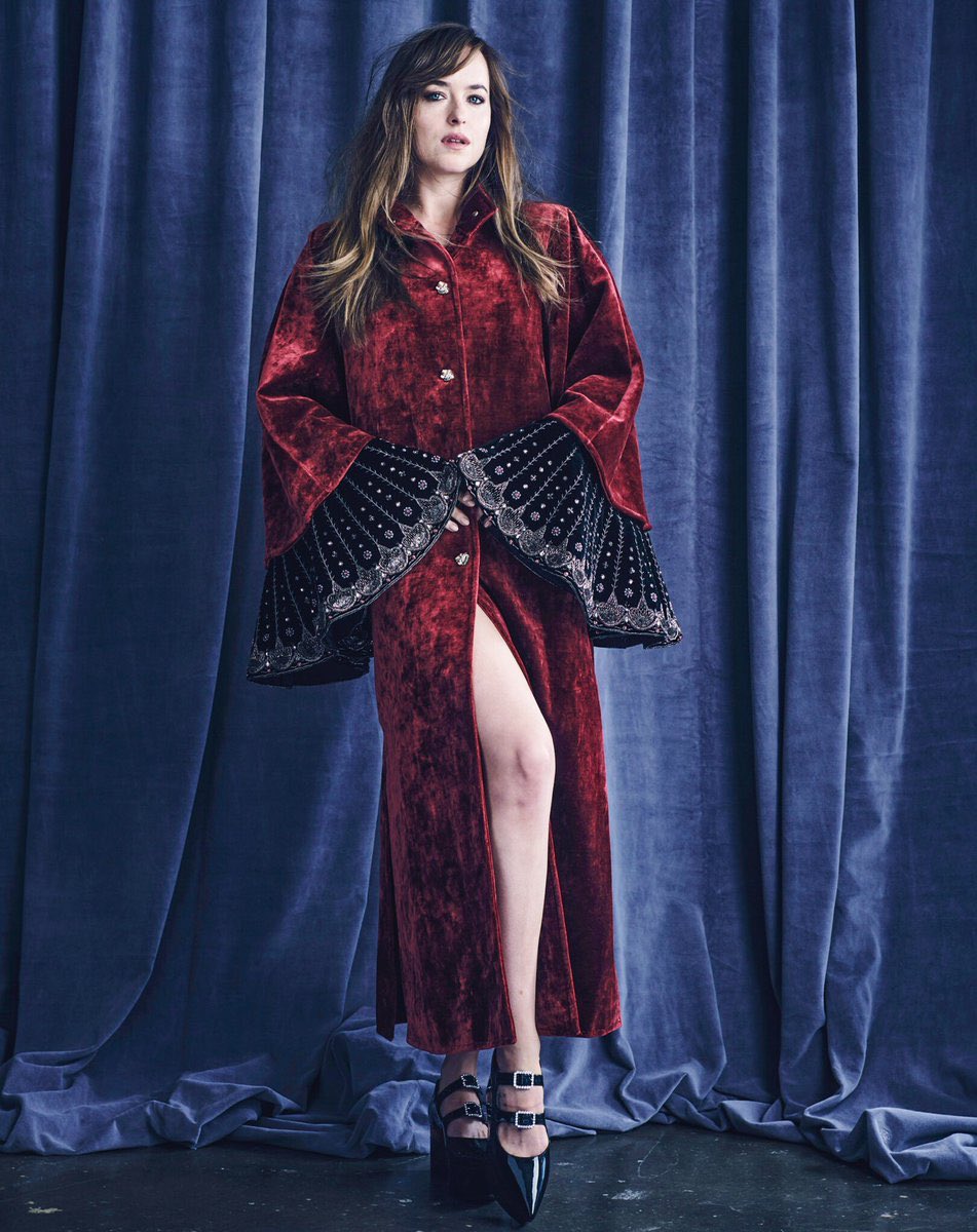 dakota johnson wearing velvet dresses ; a thread part 4! #DakotaJohnson