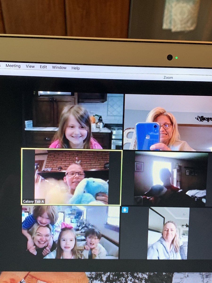 Zoom with my firsties!   This was a technological feat for me.   Mrs Annette was with us and I didn’t get a picture before she had to log out.