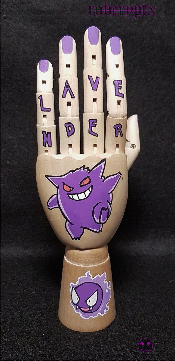 lavender town (ghost pokemon) wooden hand7 inches tall at full extension https://robcryptx.bigcartel.com/product/lavender-town-wooden-hand