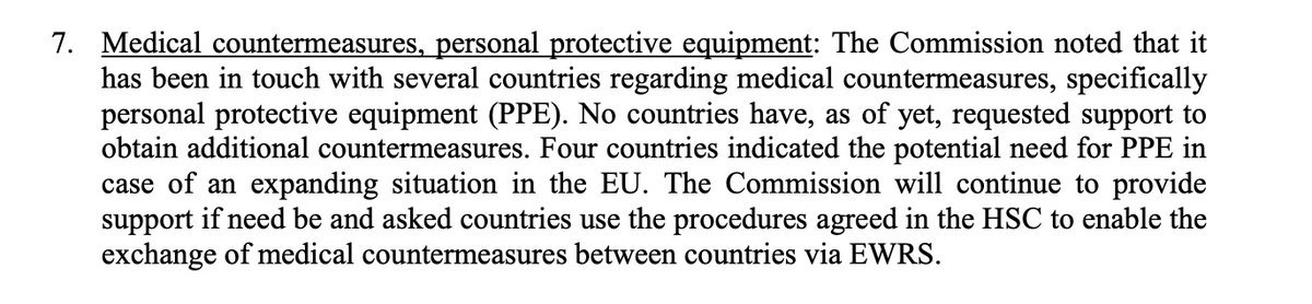 ll 31 gennaio scorso l'Unione Europea ha convocato l' Health Security Committee per discutere The cluster of pneumonia cases associated with novel Coronavirus in Wuhan, China
L'Italia non ha partecipato. Perchè?