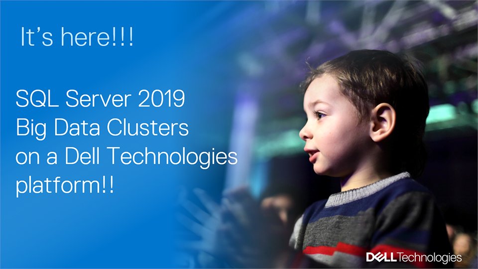 perfettoc's tweet image. Learn how @SQLServer 2019 #BigDataCluster on @DellTech infrastructure can accelerate data access for demanding reporting and data analytics use cases. bit.ly/2OVUwXl