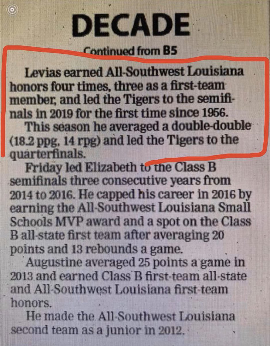 LATigers_'s tweet image. It’s with great pride and honor to announce that our very own Torell Levias has been selected on The SWLA All-Decade Team. Congratulations @TorrellSt on achieving this huge accomplishment. You’re a true Tiger not only on the floor &amp;amp; also on the gridiron &amp;amp; on the track. 🐅❤️🤍💙