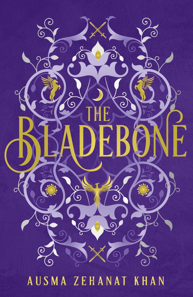 Which brings us to the conclusion of  #TheKhorasanArchives—The Bladebone, coming this fall! Beautiful UK cover design by Caroline Young. Also my favorite color!