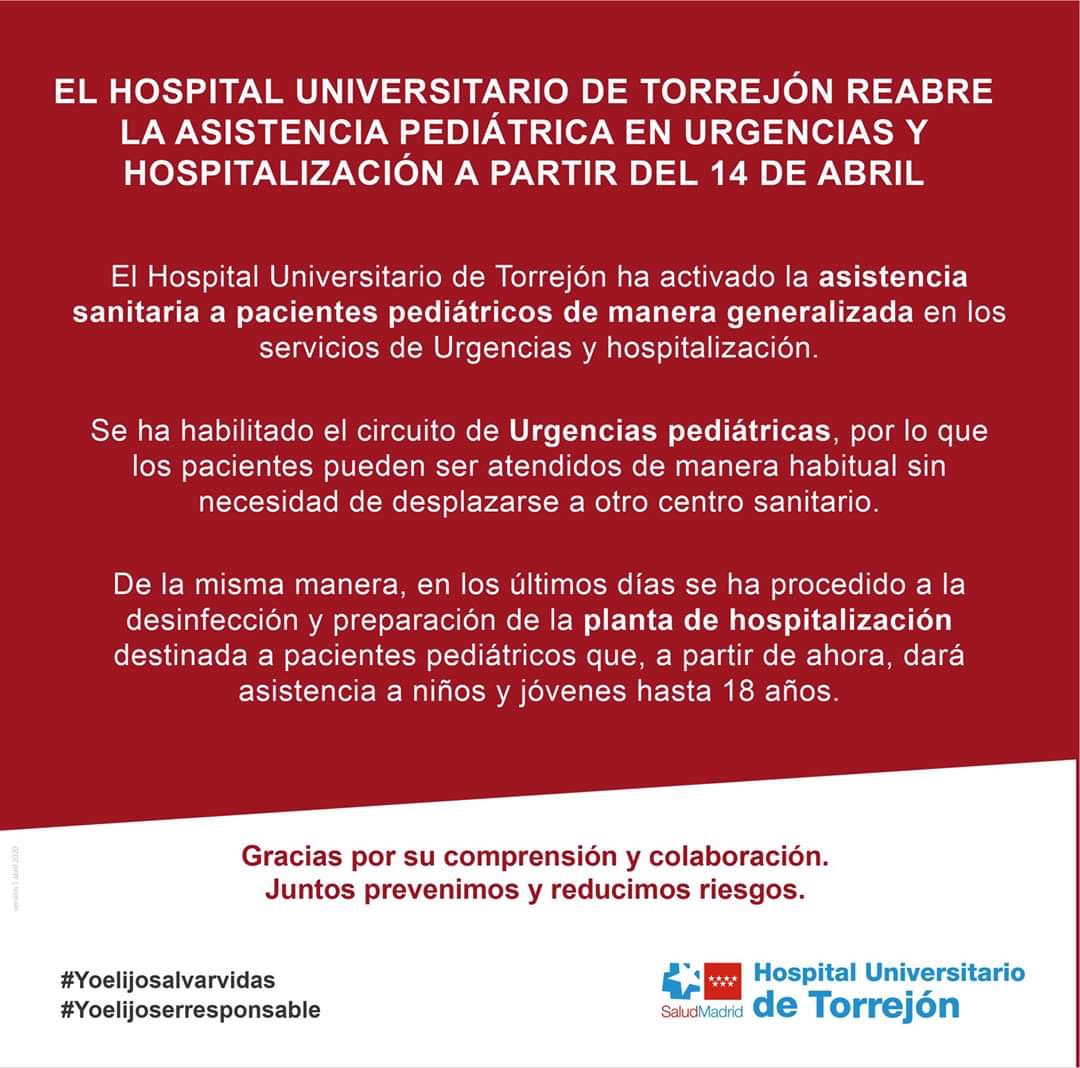 Foto cedida por Hospital de Torrejón