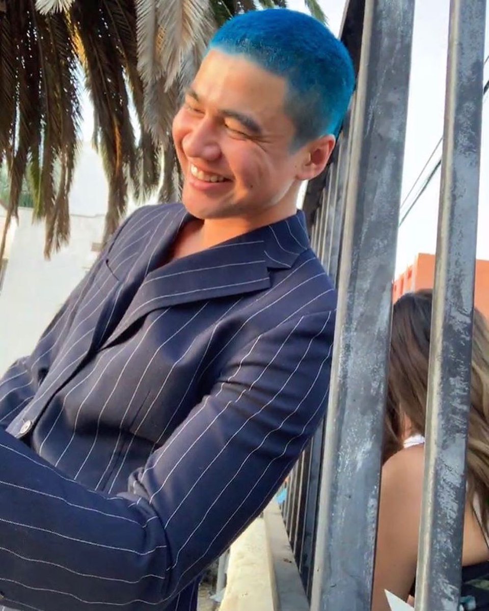 calum hood in stripes; a thread