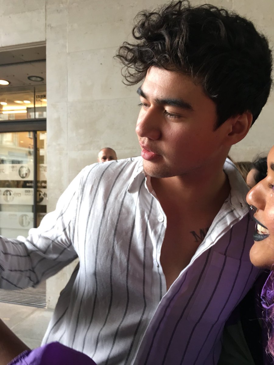 calum hood in stripes; a thread