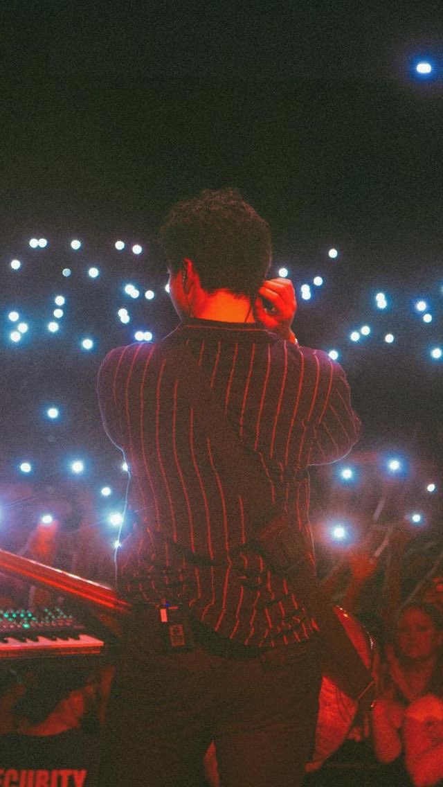 calum hood in stripes; a thread