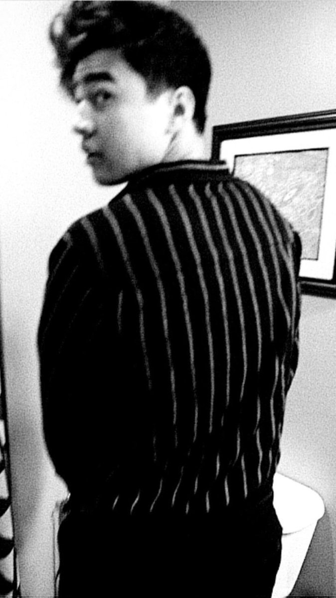 calum hood in stripes; a thread