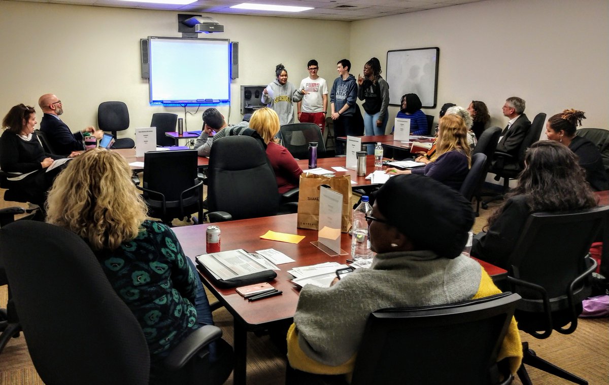 Did you know: every year 5 SEE members serve as official Quality Review shadows?

This year they presented recommendations for facilitating student conversations and suggested Q's to better assess youth voice and equity.

Thank you, QR team, for real youth-adult partnership!