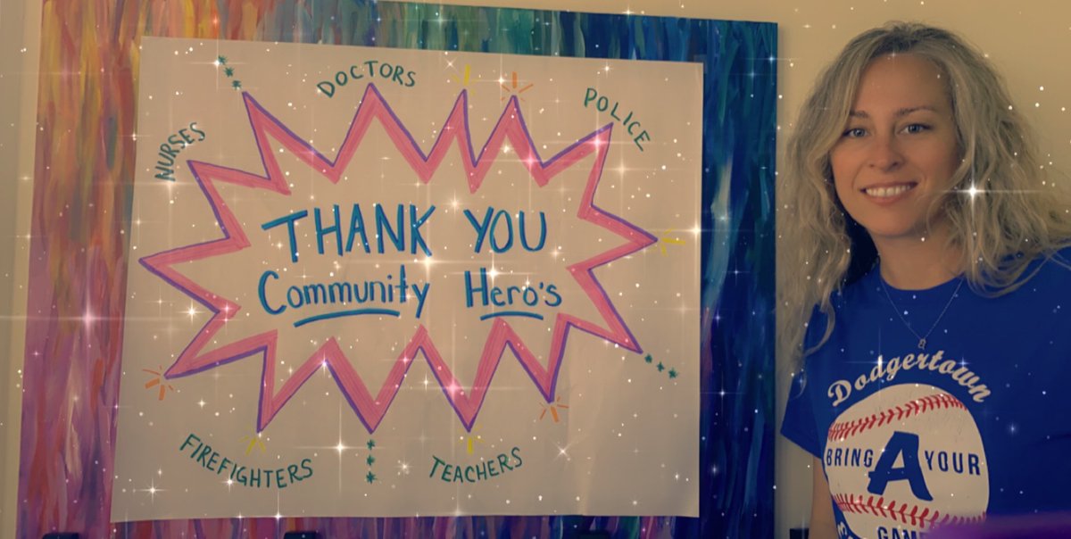 Wearing blue for Autism Awareness Month and giving a big "Thank You" to ALL the community hero's out there! #SDIRCSpirit @DodgertownELEM <a href="/VernetteAretha/">Aretha Vernette</a> <a href="/KristenRacine/">Kristen Racine</a> @IRCSchools