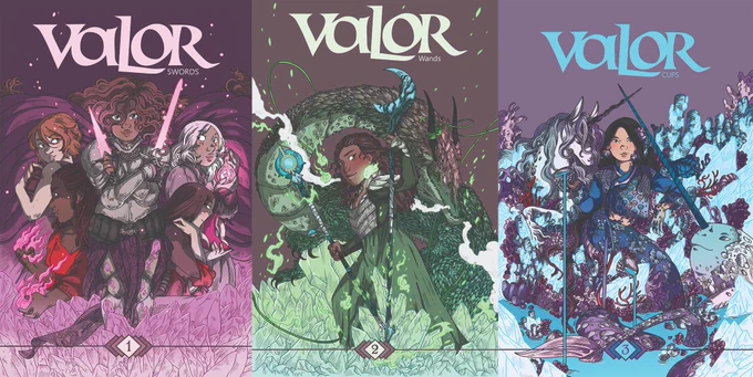 It's #PortfolioDay?? I'm Isa! I'm a French-Canadian artist who currently draws Namesake, and edits the Valor Anthology, as well as edits comics for @Hiveworks and @slipshinestudio. I have two graphic novels pitches in WIP.
https://t.co/JQuKCT0SXy
https://t.co/4VA7I1FWEM 