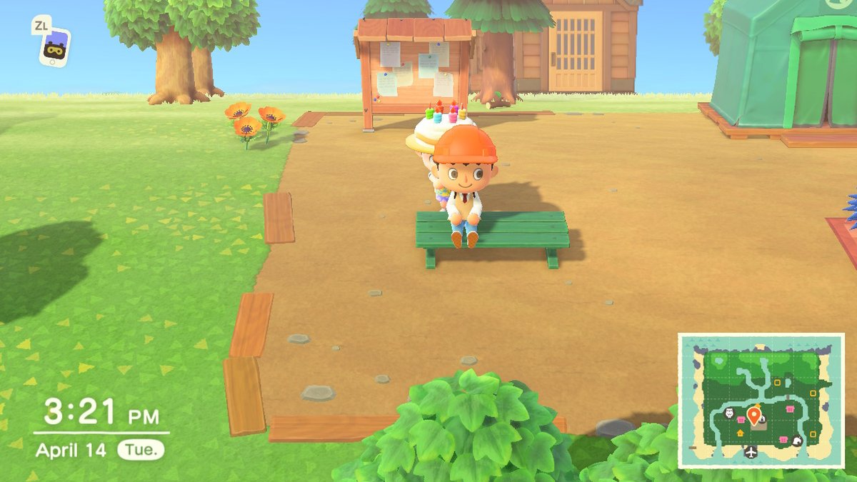 MonkeyStream's tweet image. #AnimalCrossing #ACNH #NintendoSwitch @chrisfried is being a sneak in my town