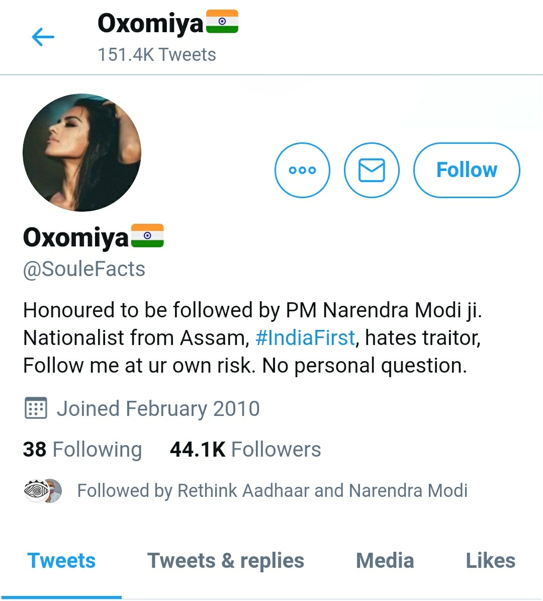 MANY of these who doing politics & trending 'UddhavResign' are followed by Narendra Modi, Prime Minister of India.1. Followed by Narendra Modi.