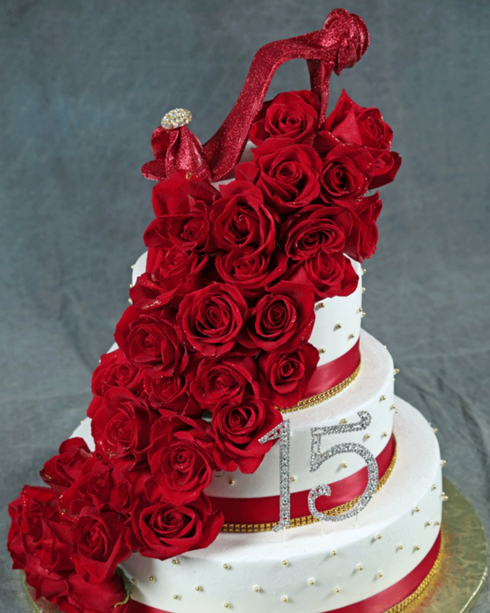 Roses do not bloom in a hurry. Like any masterpiece, it takes time to blossom. When we're crafting your cake, we take our time to ensure each petal is placed right where it needs to be. The full bloom is worth the wait!