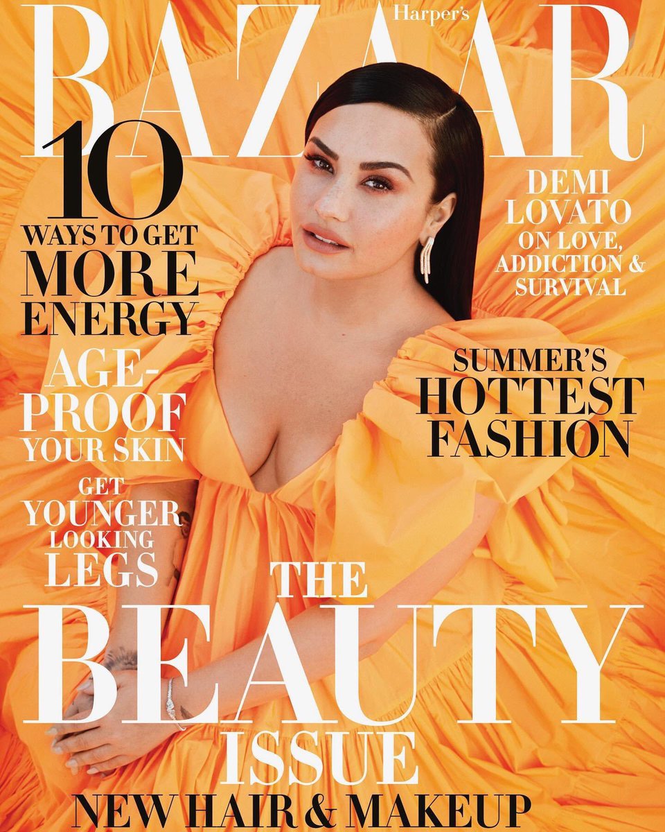 ThornBella's tweet photo. OMG QUEEN!!!!!! 🧡🧡🧡🧡
Look at how beautiful she looks!!!! 
#QueenD #DemiLovato @ddlovato @harpersbazaarus https://t.co/tWcQXHUfwe
