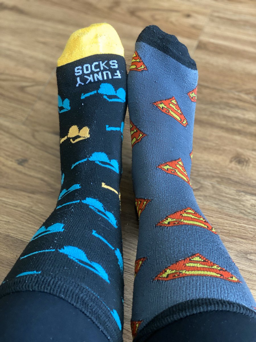 MrsSchoemann's tweet photo. Funky Socks Day! @gtprincipal186 @MsFernandez324 @GTgrizzly_AP  #KnowGuerreroThompson #GrizzlyGrit https://t.co/qBSIb6adAm